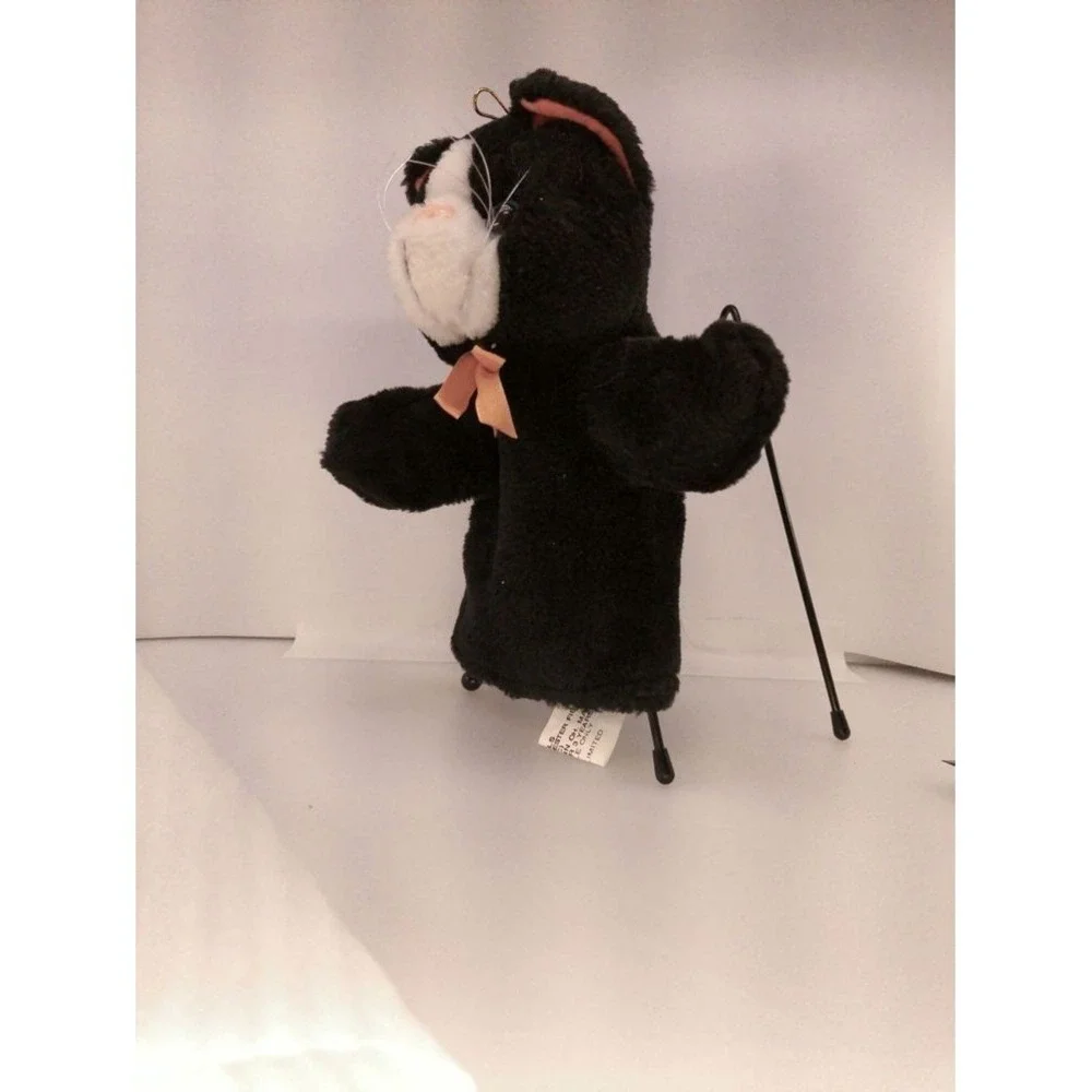 Vintage Black Cat Hand Puppet Plush by Best Made Toys Toronto Canada 10